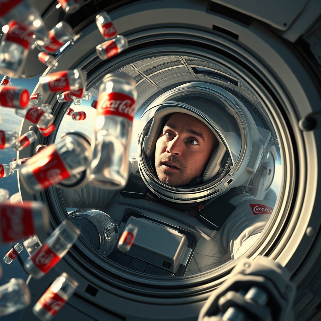 Rescue Capsule Under Siege by a Swarm of Crumpled Soda Cans ...