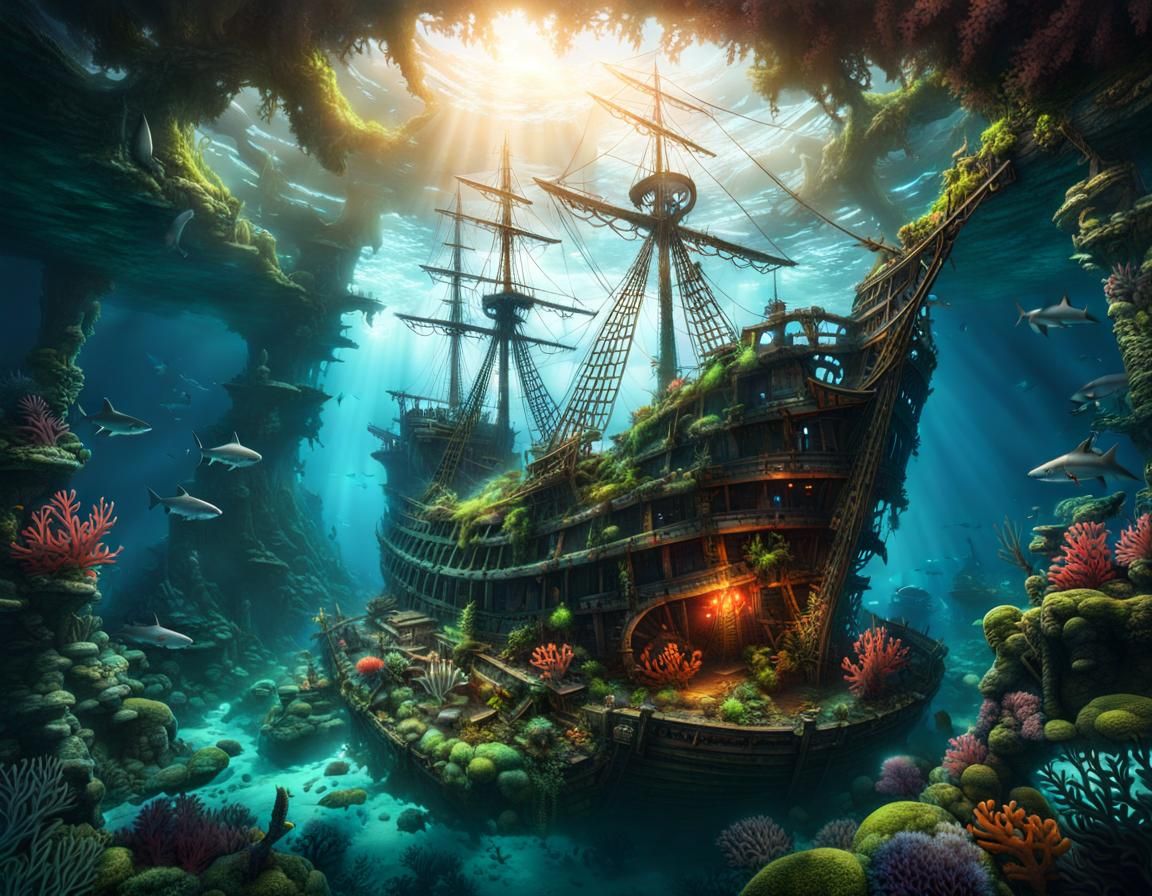 Underwater Shipwreck #3