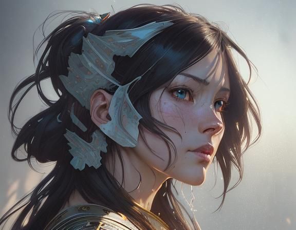 Anime-Inspired Triadic Portrait with Dynamic Lighting