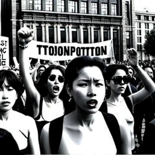 Topfreedom protest march