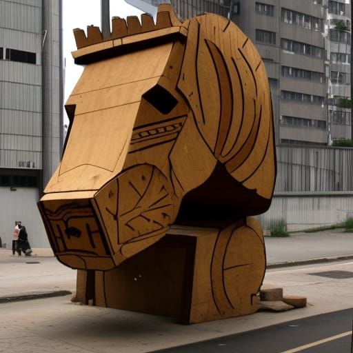 Hyperrealistic Trojan Horse Head Unearthed in Troy