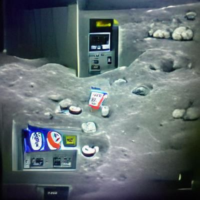 Vending Machine on the Moon