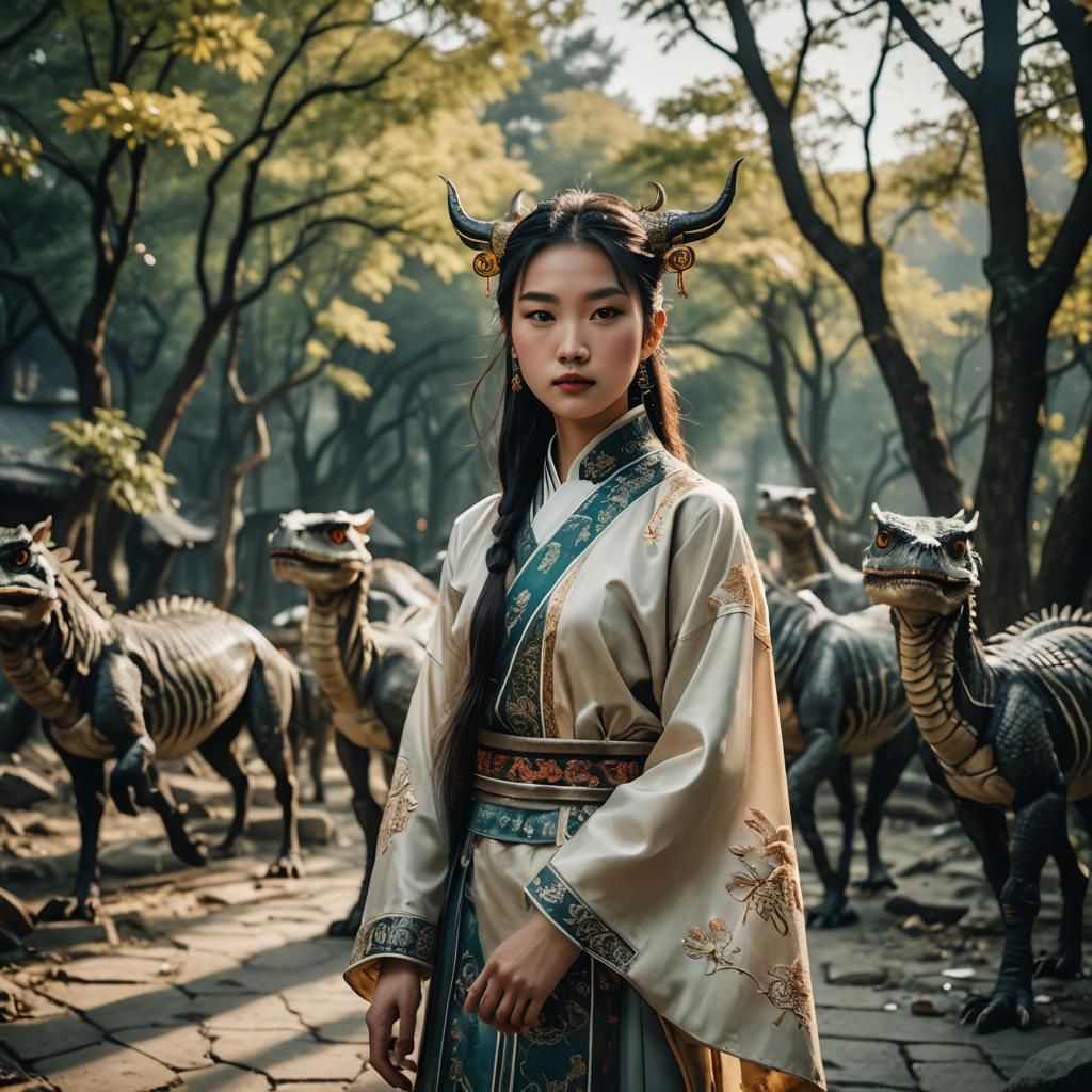 Cinematic Portrait of a Chinese Model