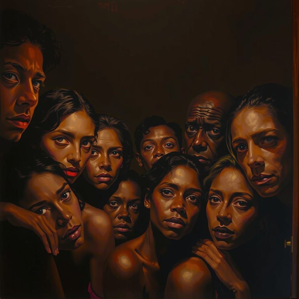 Intimate Gathering in a Moody, Atmospheric Setting