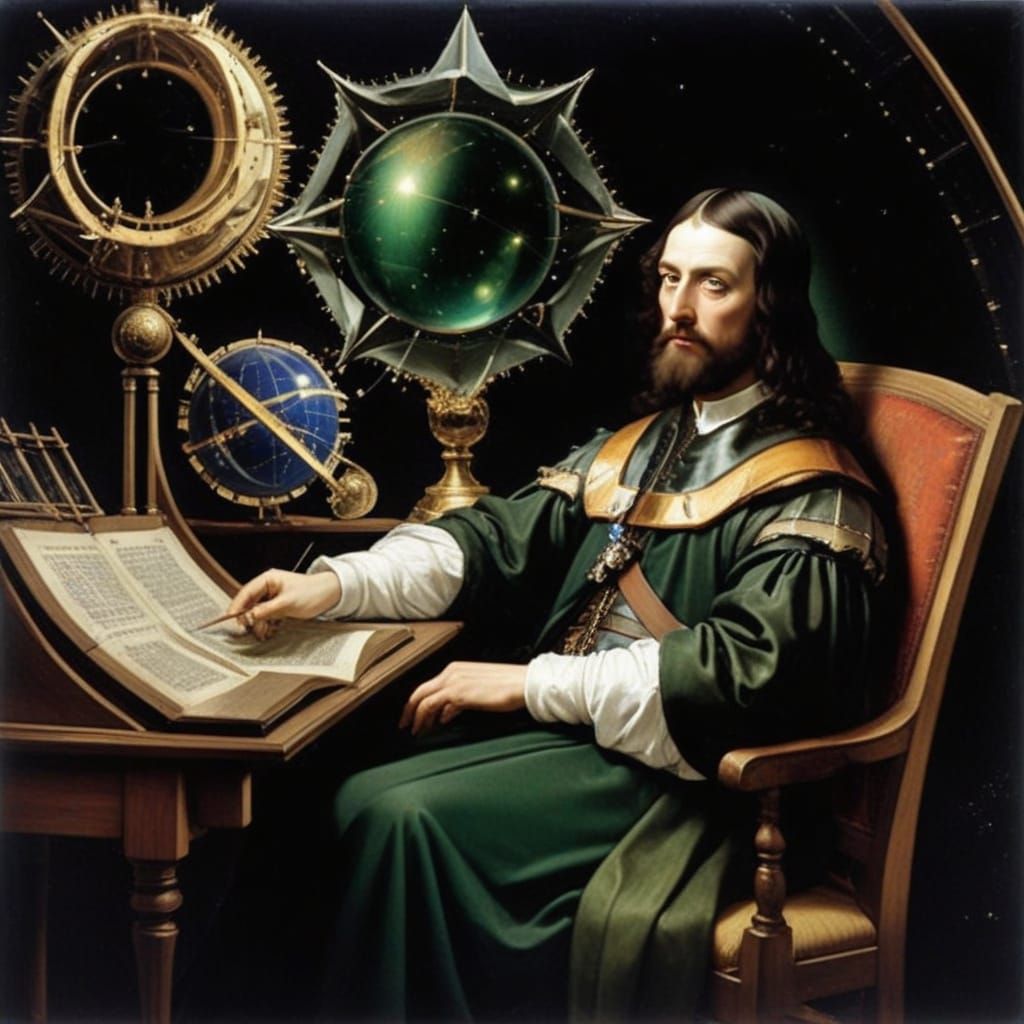 Patriarch Astronomer in Da Vinci Planetarium