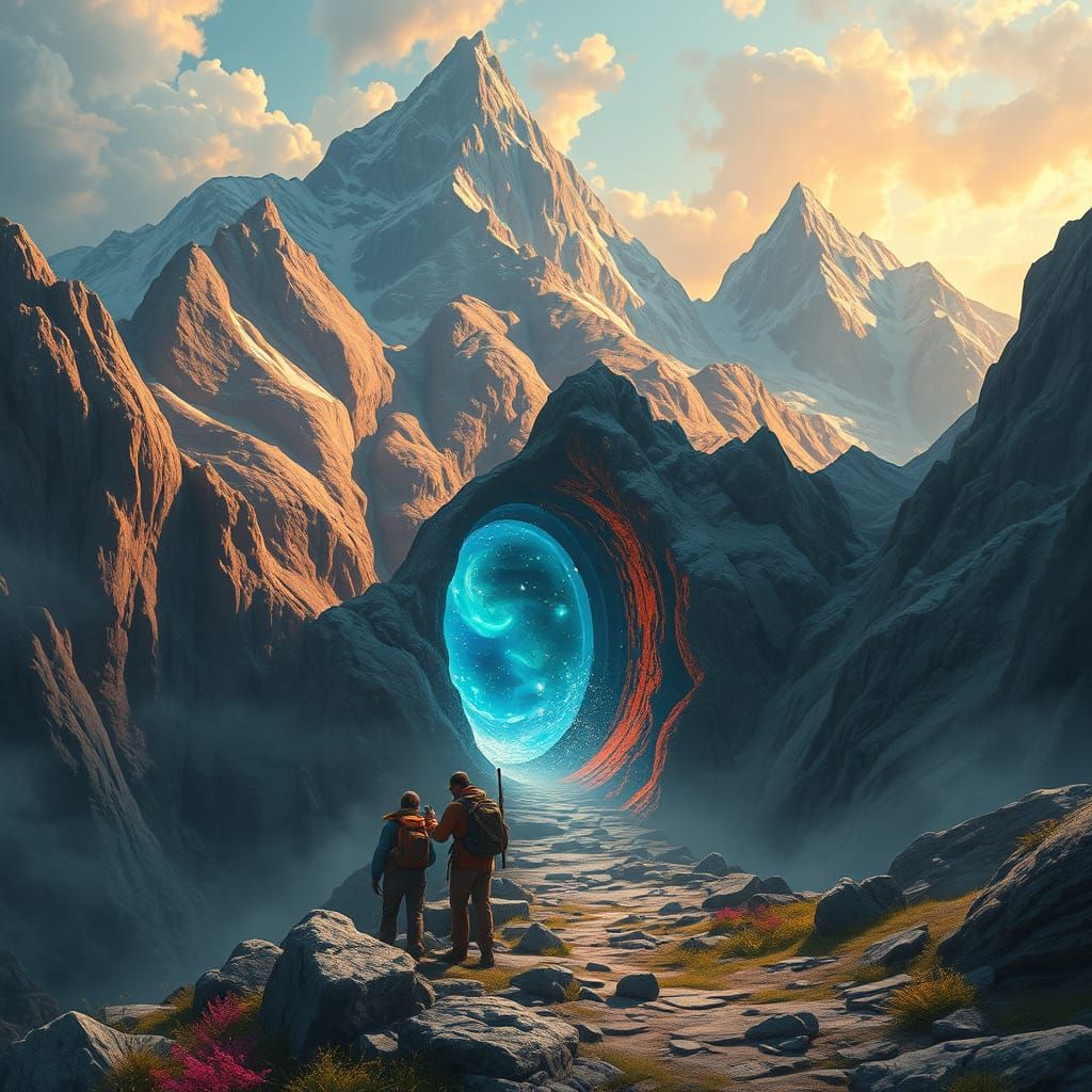 Explorers Discover Interdimensional Portal: Digital Art on A...