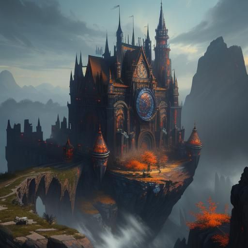 Fantastical Sports Scene in Detailed Matte Painting