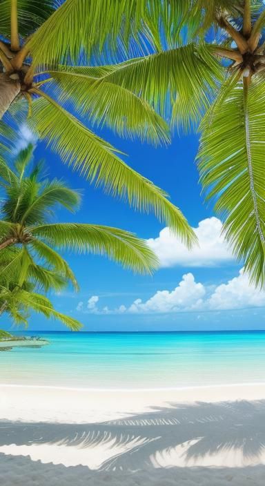 Idyllic Tropical Beach Paradise