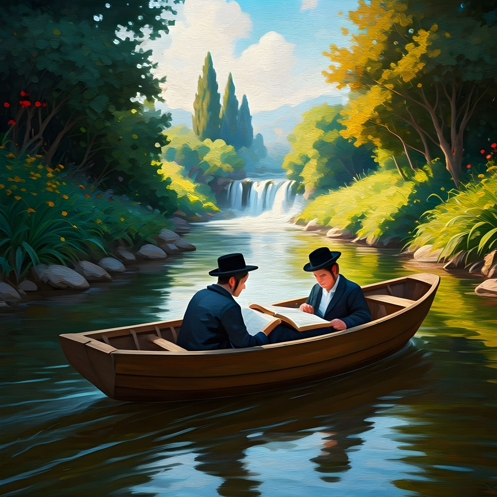 Haredi Boys' Timeless River Study