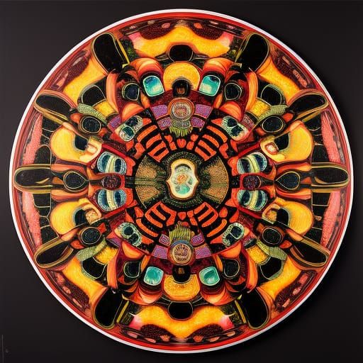 Intricate Palindrome Pizza Hunt in Fantasy Style