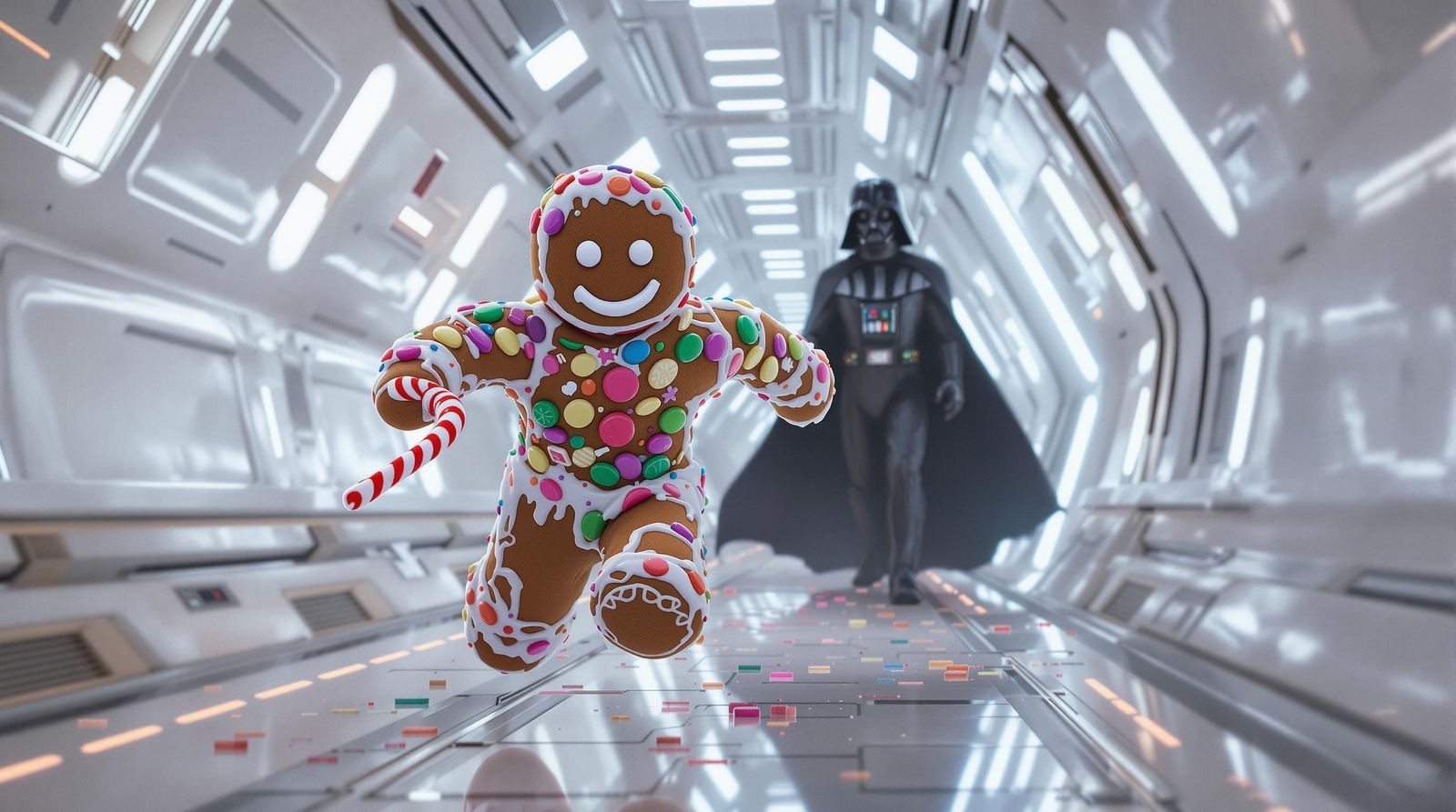 Gingerbread Hero Escapes Imperial Star Dreadnought
