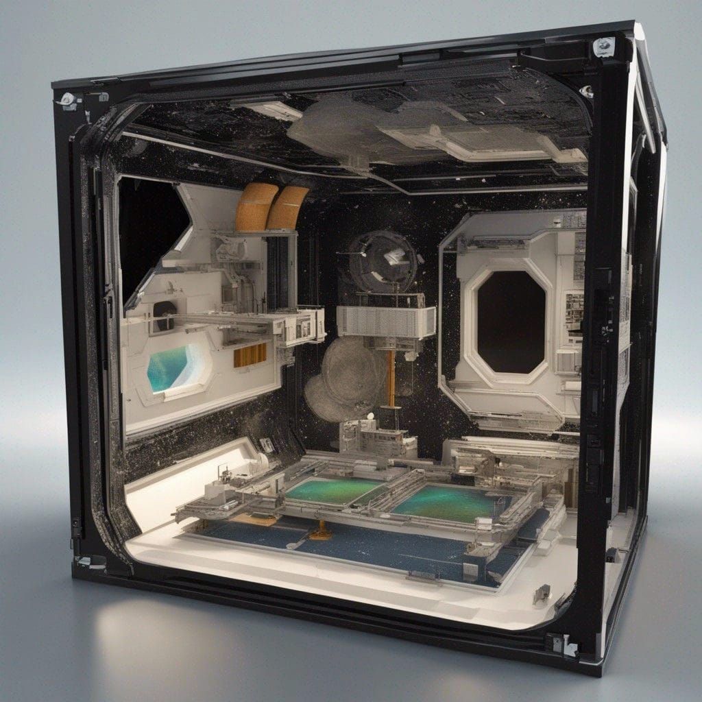 Futuristic Sci-Fi Landscape Generated by AI