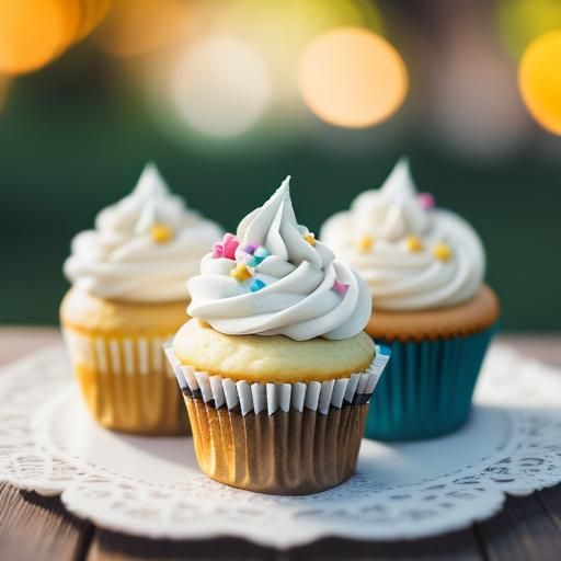 Delicious Cupcakes in Professional Photography