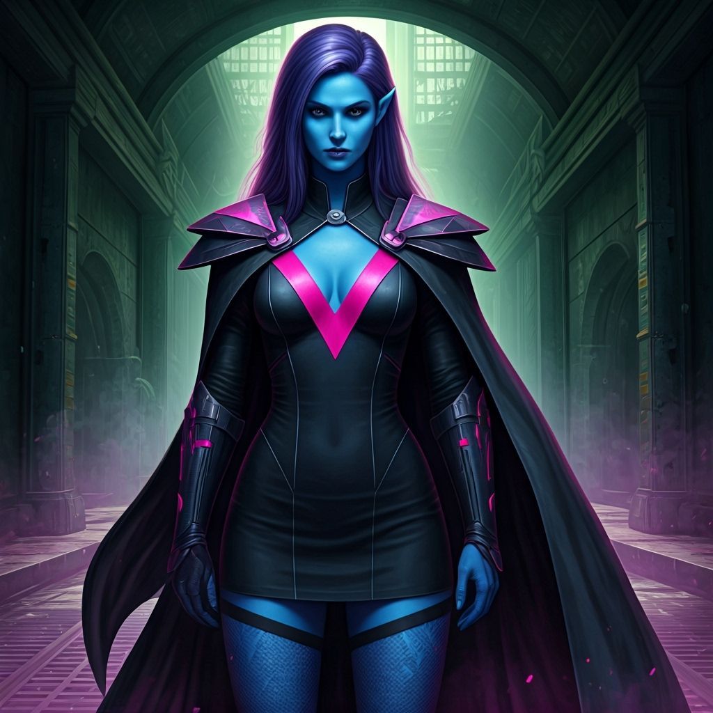 Mutant Quick: Blue-Skinned Morlock Leader in Sewers