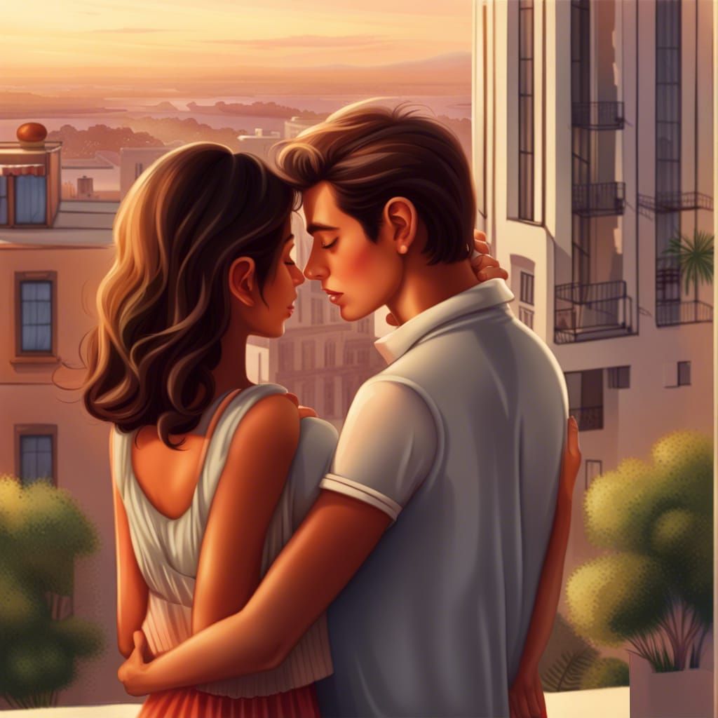 Mexican girl and American boy