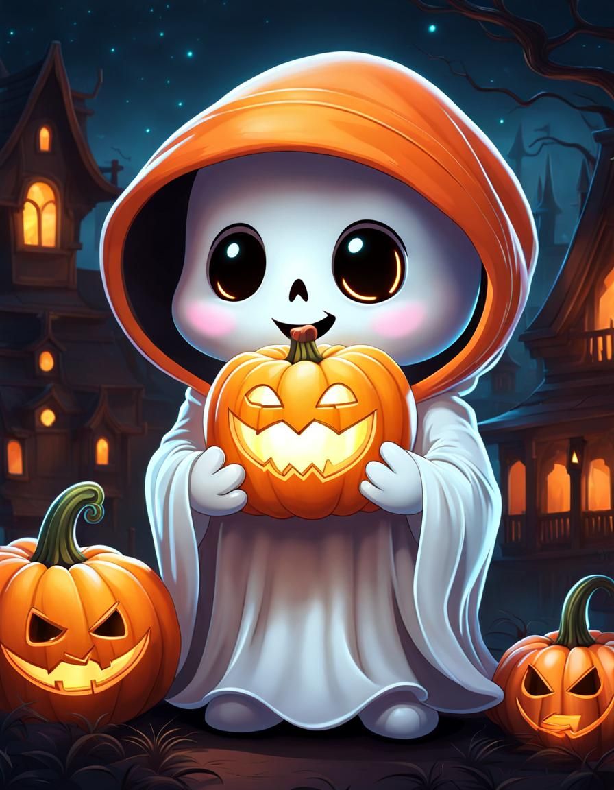 Cute Halloween Ghost