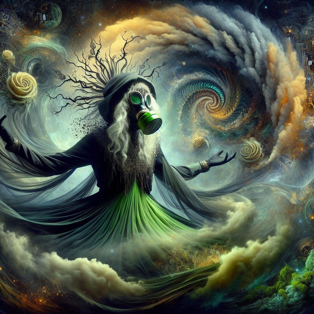 Witch in a cosmic storm