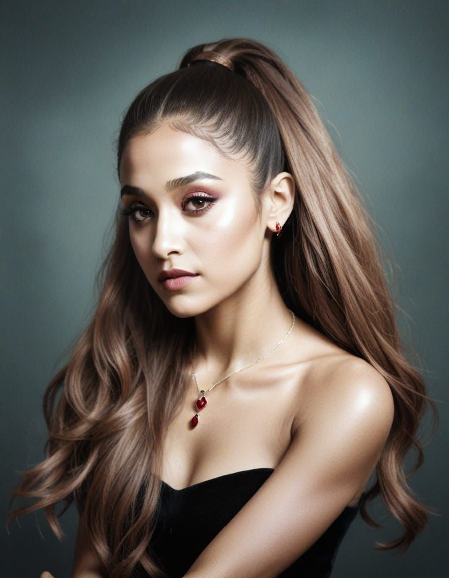 Ariana Grande as Raven: Dark Fantasy Superheroine