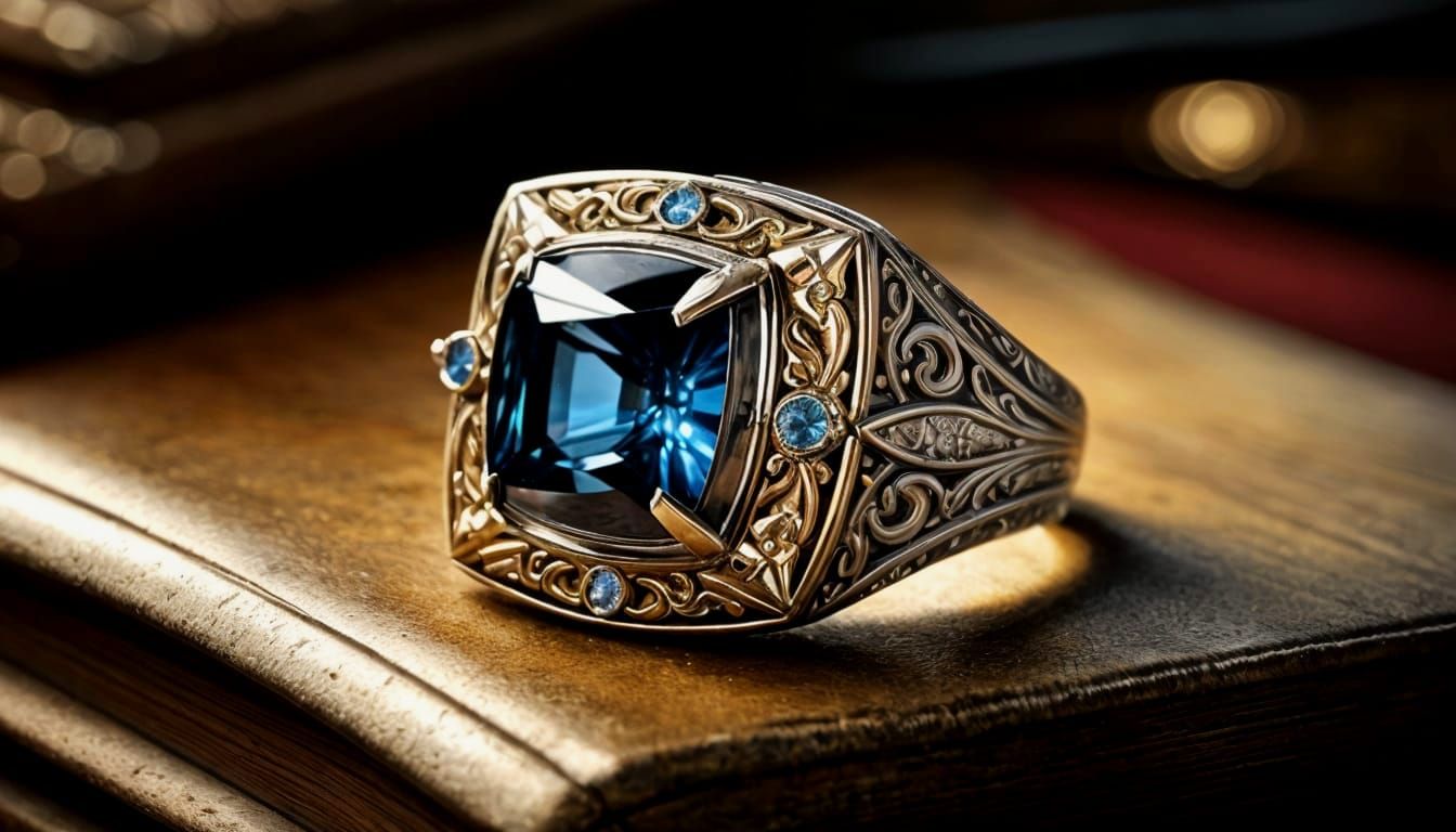 Queen and Ring Bow to Teacher in Watercolor