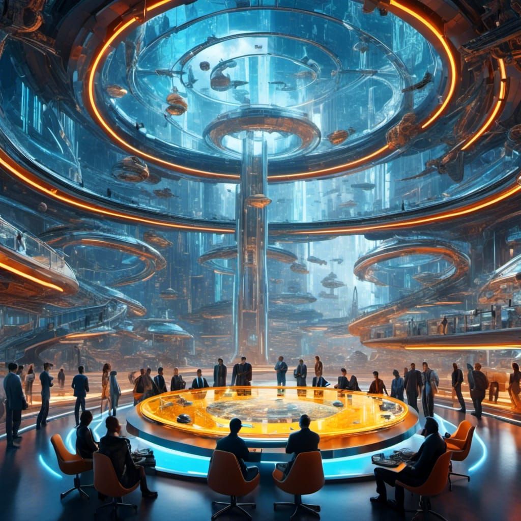 Conference room with glass walls and ceiling