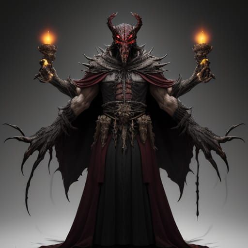 Grotesque Maskbearer: A Nightmarish Vision