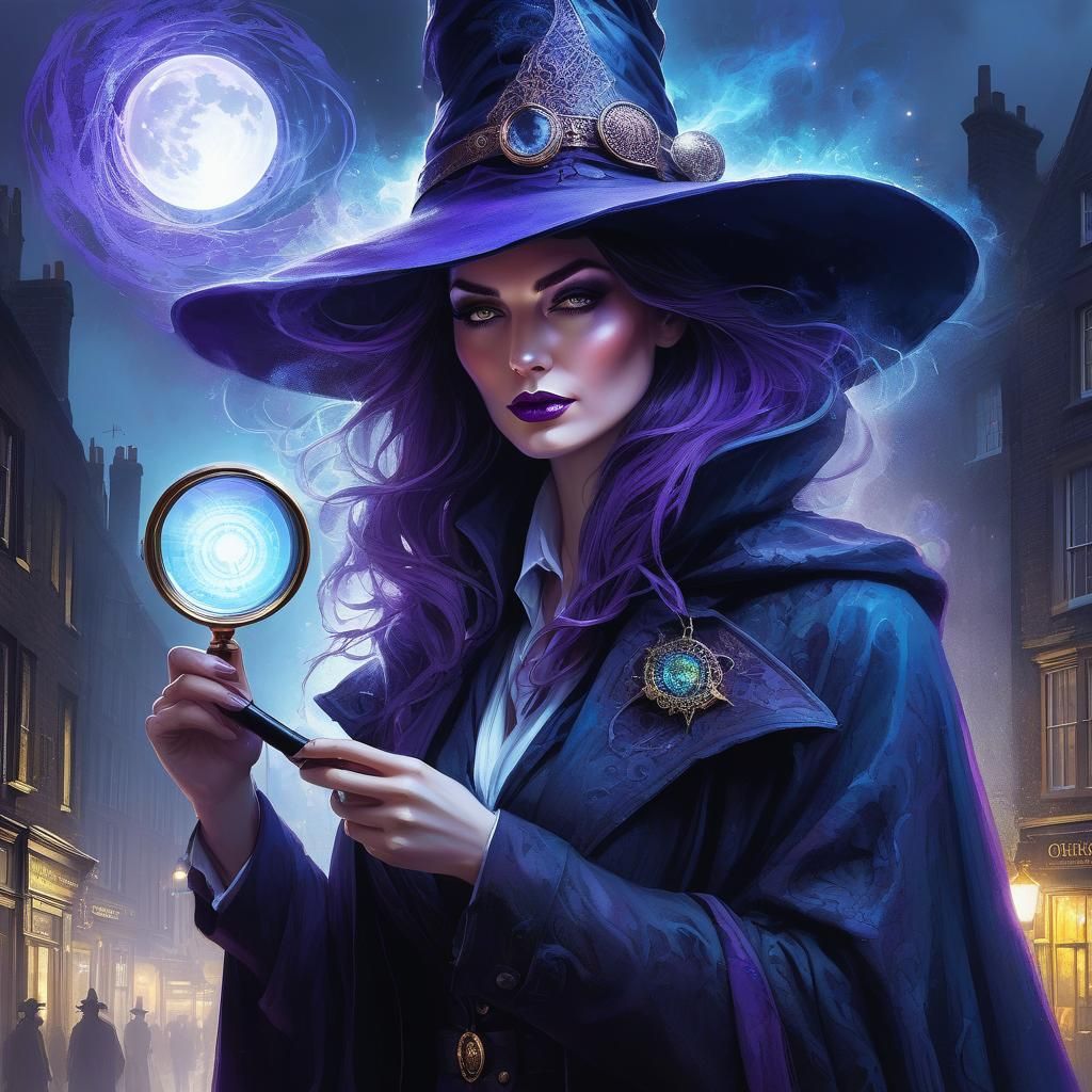 Detective Witch in Ancient London with Magic