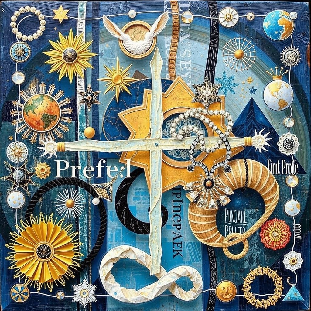 Abstract Artwork: Radiating Positive Qualities