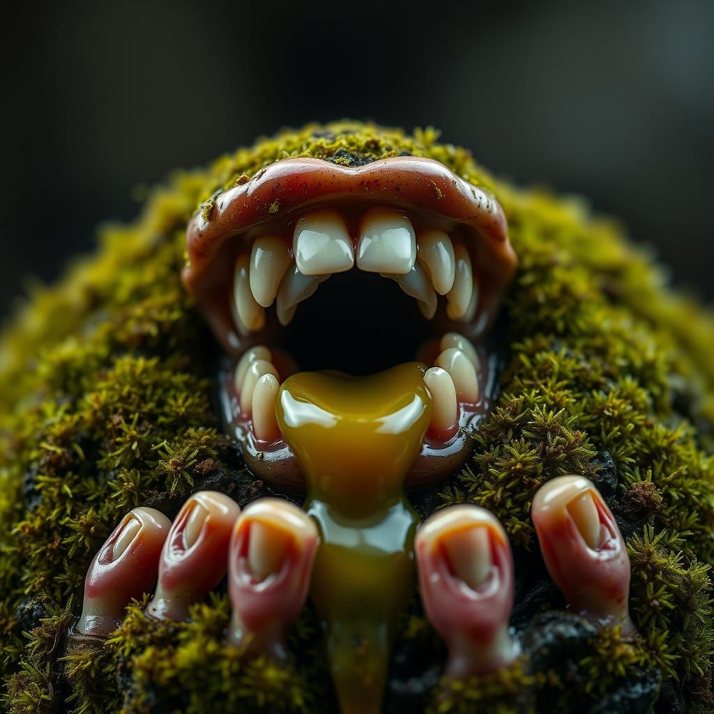 Eerie Macro Art of Decay and Transfiguration in Dark Surreal...