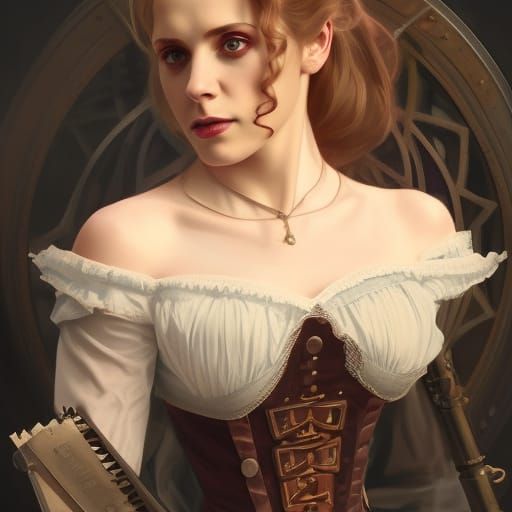 Victorian Buffy Steampunk Portrait