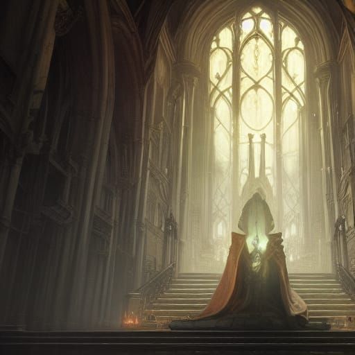 Unholy Cathedral Dark Fantasy Concept Art