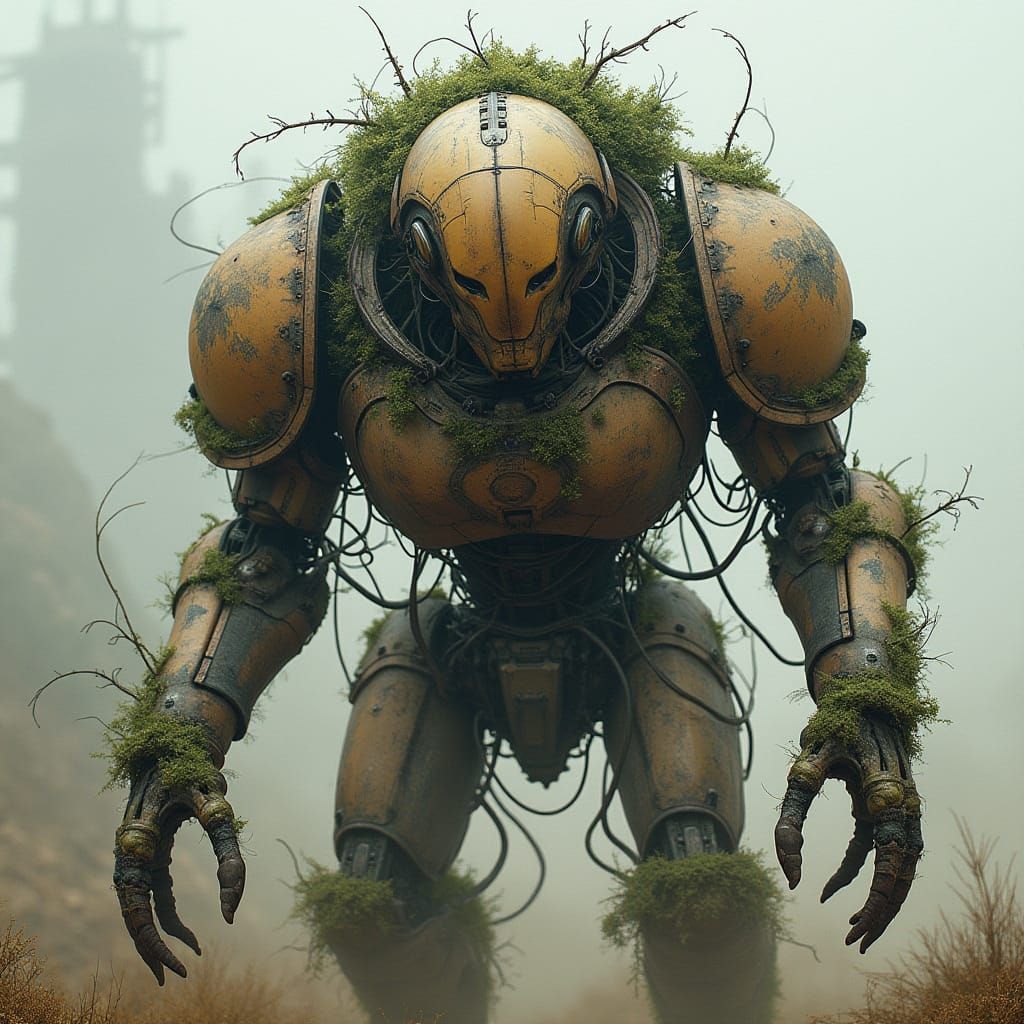 Post-Apocalyptic Warforged Robot