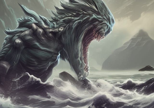 High Resolution Sea Monster Concept Art