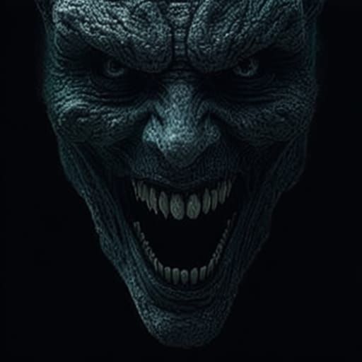 Man Confronts Terrifying One-Eyed Creator in Cosmic Void