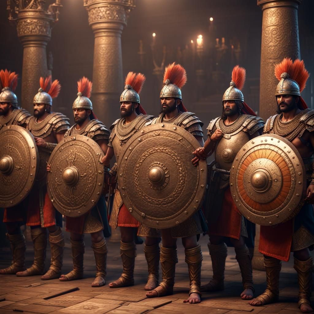 Epic Indian Warriors Preparing for War