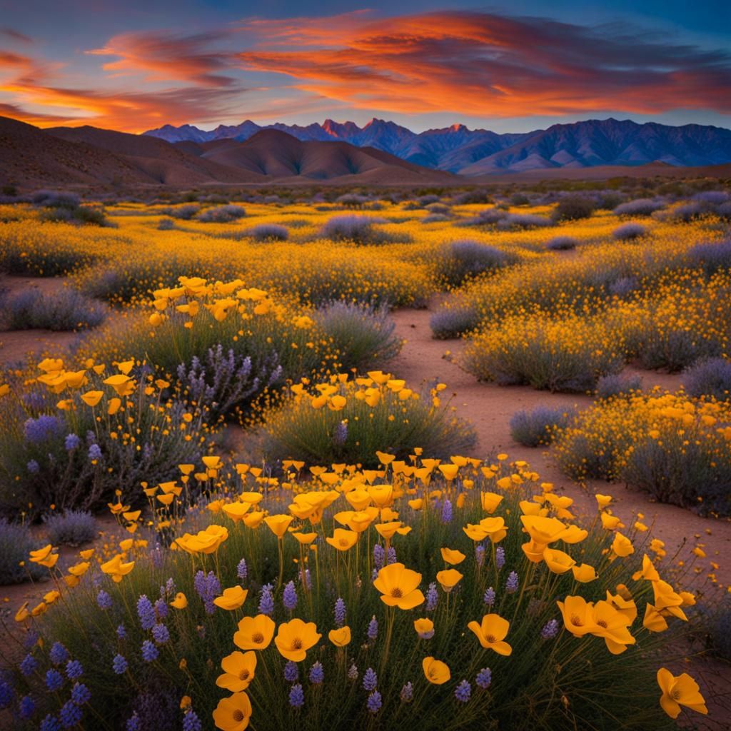 California Desert Superbloom Photography