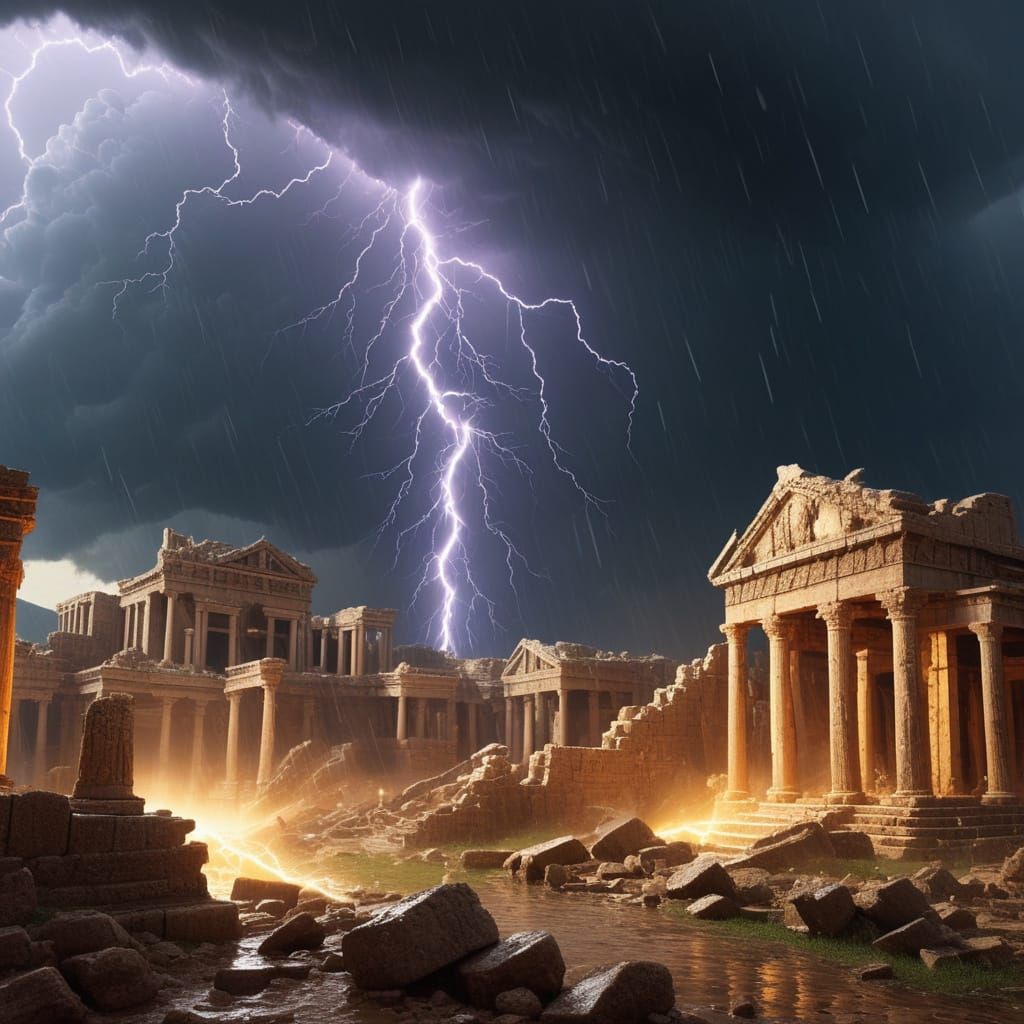 Vicious Thunderstorm Destroys Ancient City