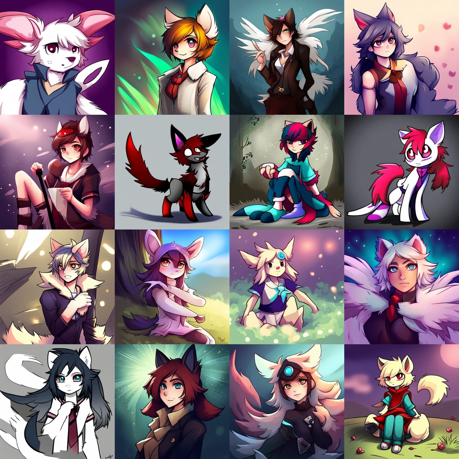 DeviantArt Style Furry Character Adopt