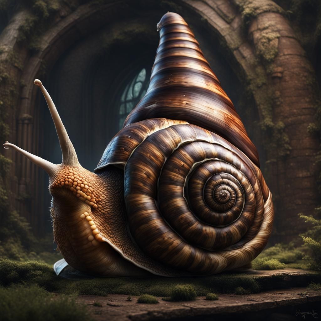 Snail with a hat