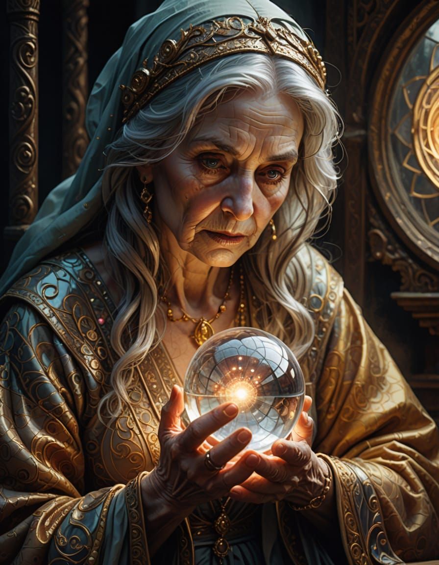 Aged Woman Sees into the Future in a Mysterious, Dreamlike S...