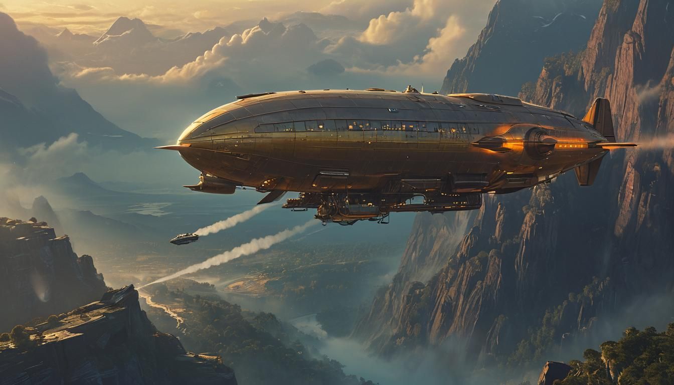 Airship to Mangoria: Digital Matte Painting