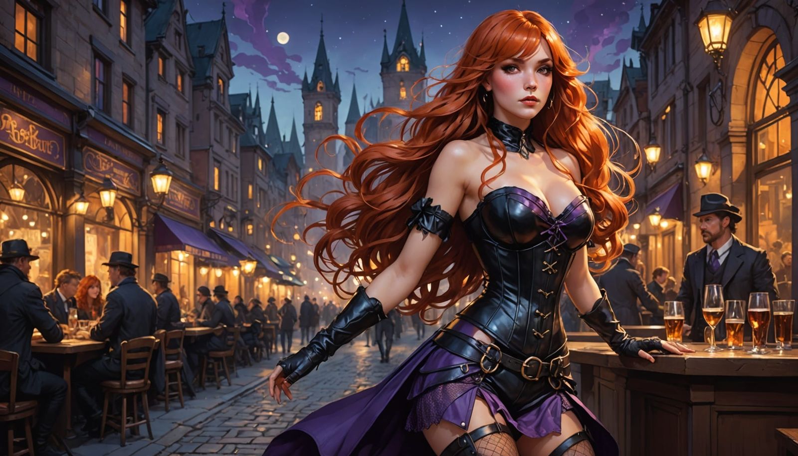 Daphne Blake in Strapless Corset, 3D Render