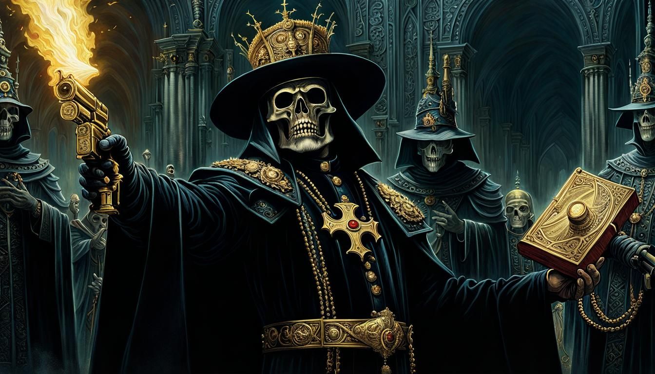 Black Priest Exorcist Defends Against Demons