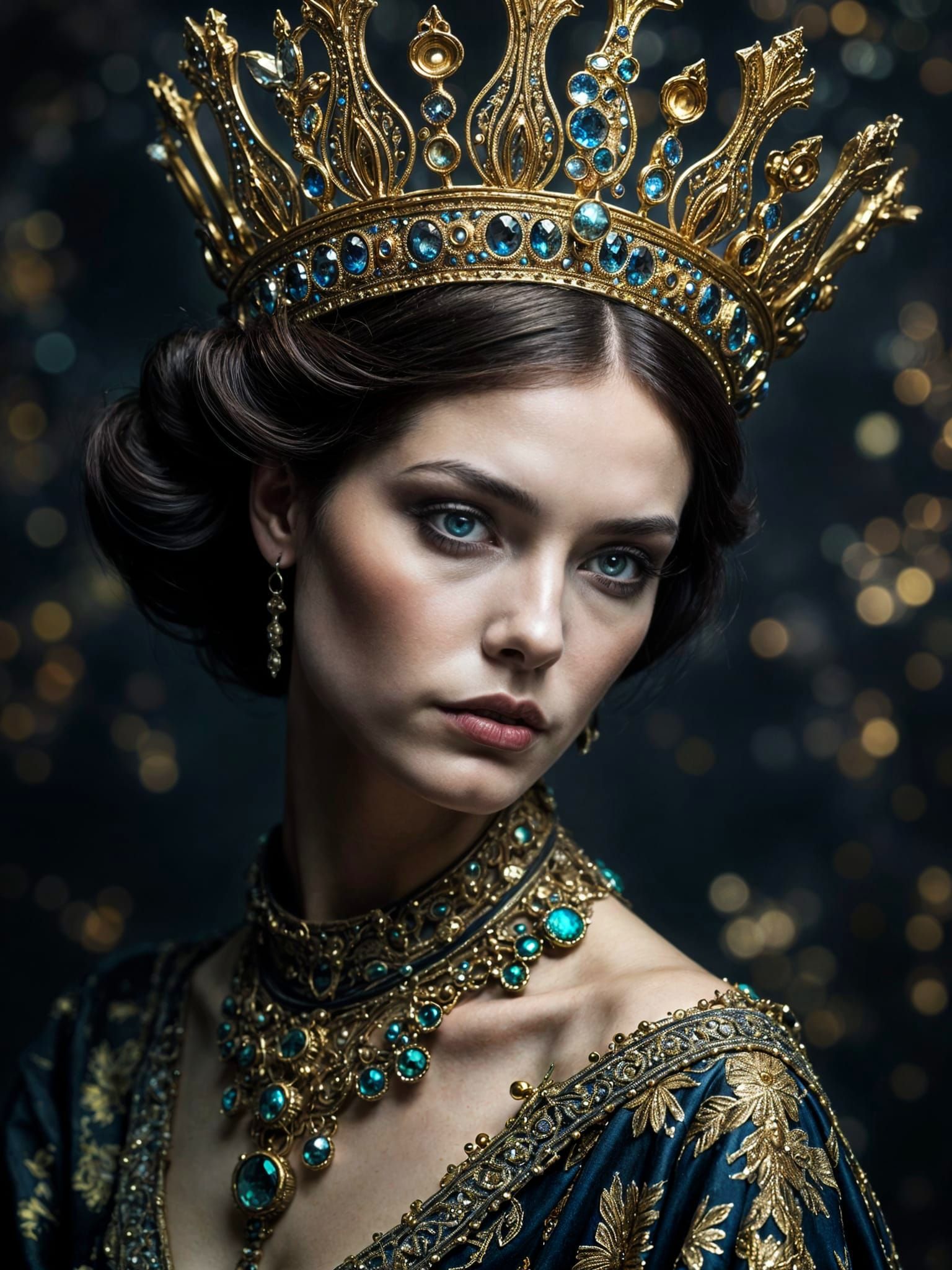 Queen of Mystery Crown Portrait