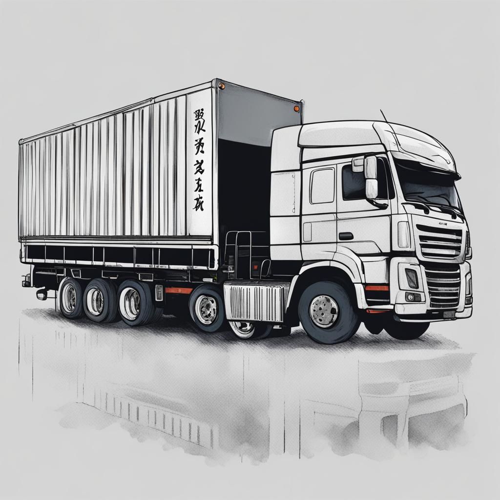 Playful Truck-kun Cartoon Character