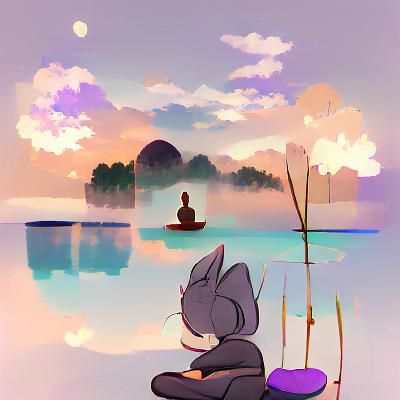 AI Generated Image from a Blank Prompt