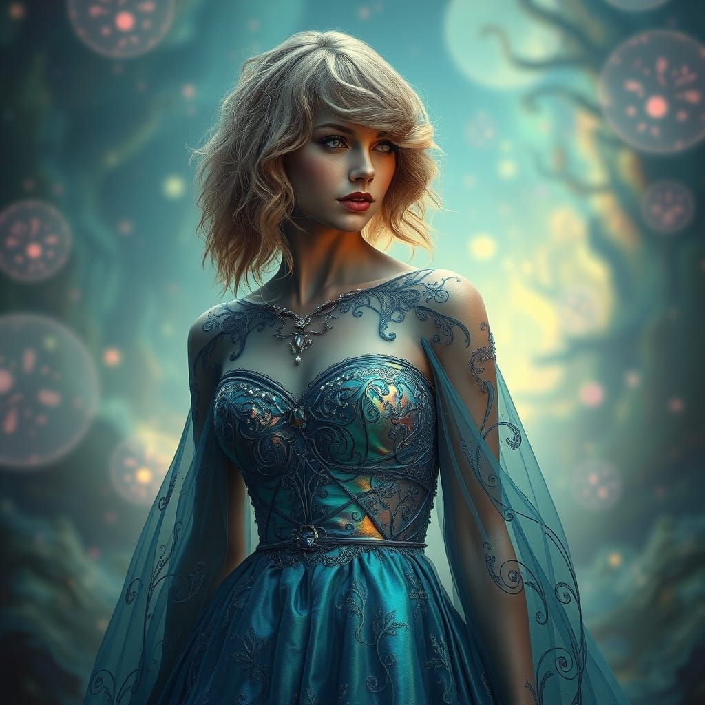 Taylor Swift as Enchanted Fantasy Queen