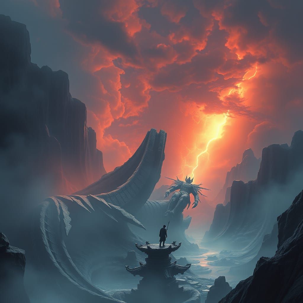 Epic Unmoved Mover Digital Matte Painting