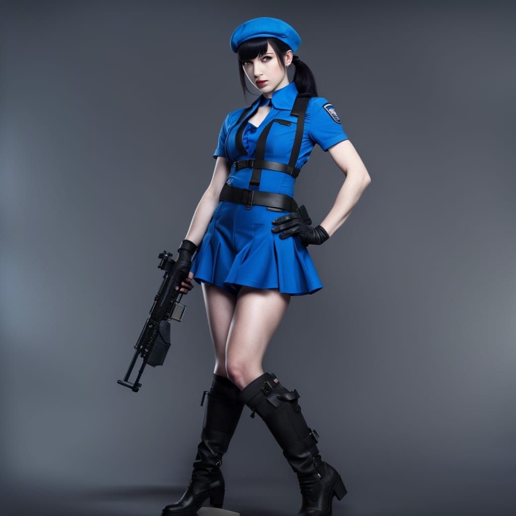 Jill Valentine Cosplay: A Striking Full Body Portrait