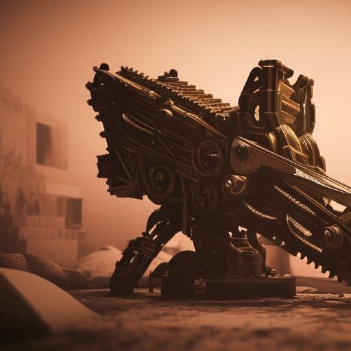 Atomic Heart Chainsaw: Sci-Fi Mech Detail