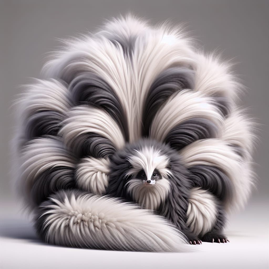Fluffy Zerao: A Fictional Creature Wrapped in Fur
